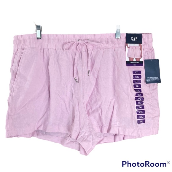NWT Gap Plus Size XXL Womens Linen Blend Shorts - Picture 4 of 9